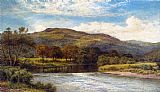 Coed Canvas Paintings - The Conway Near Bettws y Coed